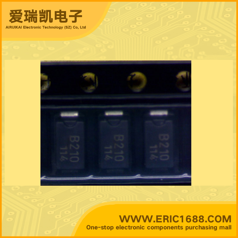 Schottky Rectifier Diode – 100V, 2A, SMD Package (B2100-13-F / Diodes Inc.)
